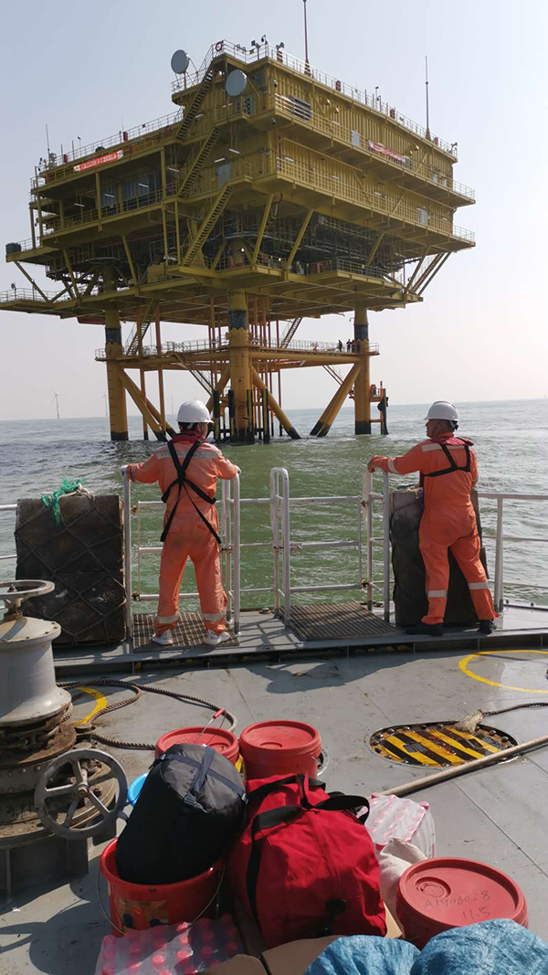 虹潤不怕遠征難，直掛云帆濟滄海-虹潤儀表為海上風電運行保駕護航